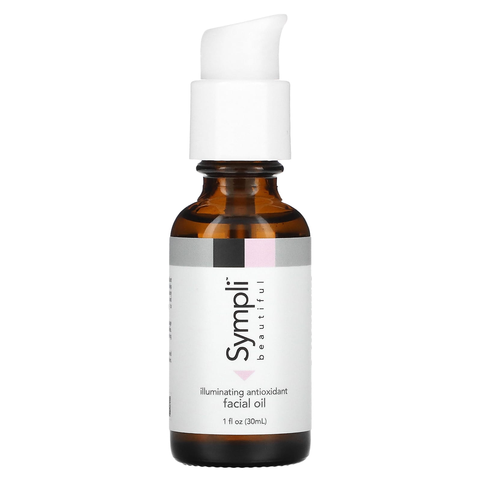 Sympli Beautiful-Illuminating Antioxidant Facial Oil with Argan-Marula-Rosehip & Orange Oil-1 fl oz (30 ml)