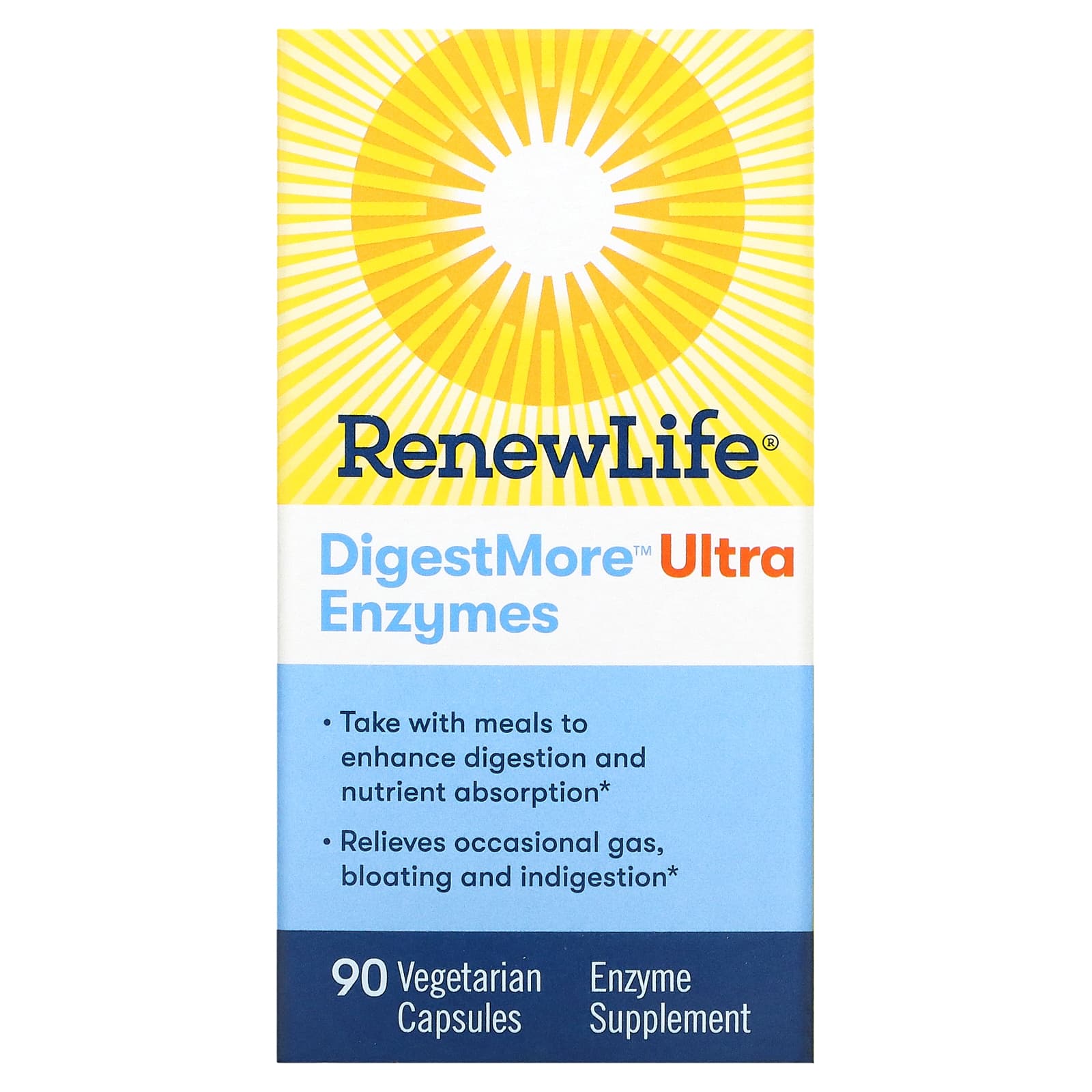 Renew Life-DigestMore Ultra Enzymes-90 Vegetarian Capsules