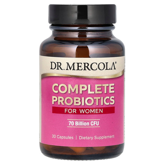 Dr. Mercola-Complete Probiotics for Women-70 Billion CFU-30 Capsules