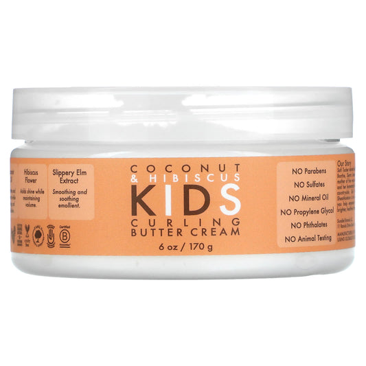 SheaMoisture-Kids Curling Butter Cream-Coconut & Hibiscus-6 oz (170 g)