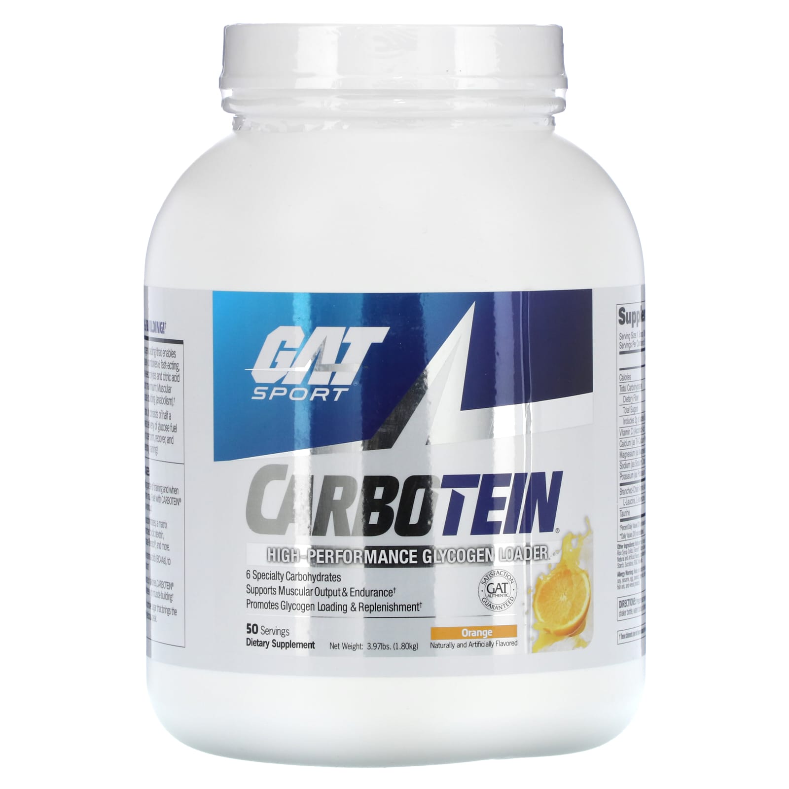 GAT-Carbotein-High Performance Glycogen Loader-Orange-3.97 lbs (1.8 kg)