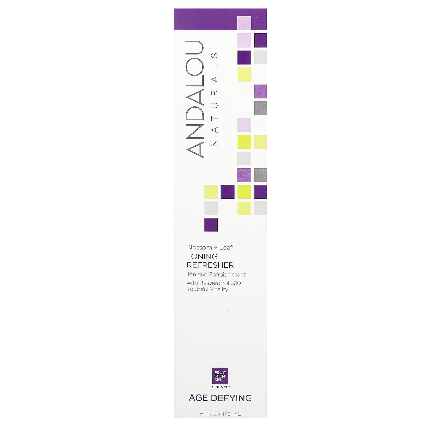 Andalou Naturals, Toning Refresher, Blossom + Leaf, 6 fl oz (178 ml)