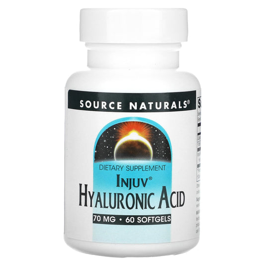 Source Naturals-Injuv Hyaluronic Acid-70 mg-60 Softgels