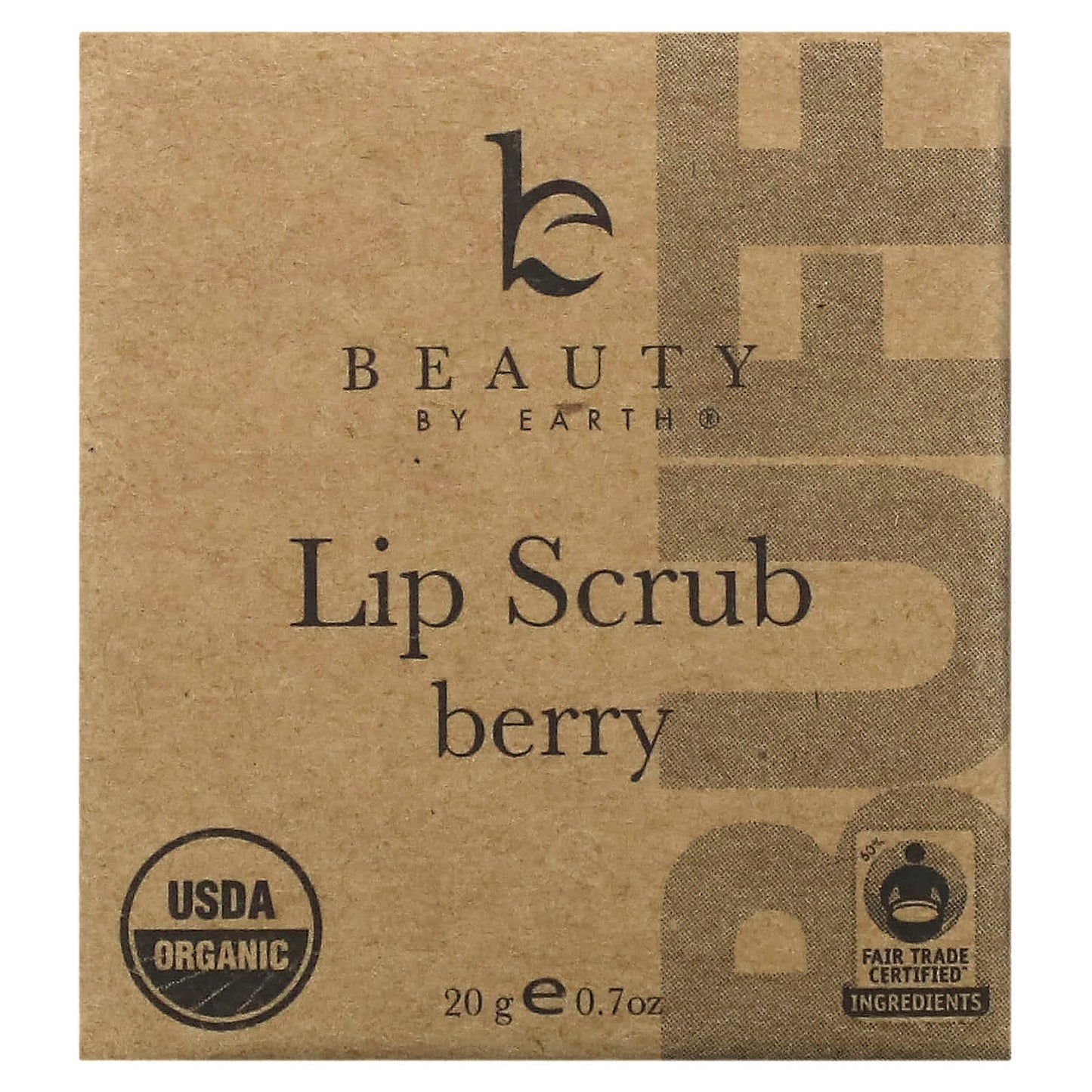 Beauty By Earth, Lip Scrub, Berry, 0.7 oz (20 g)