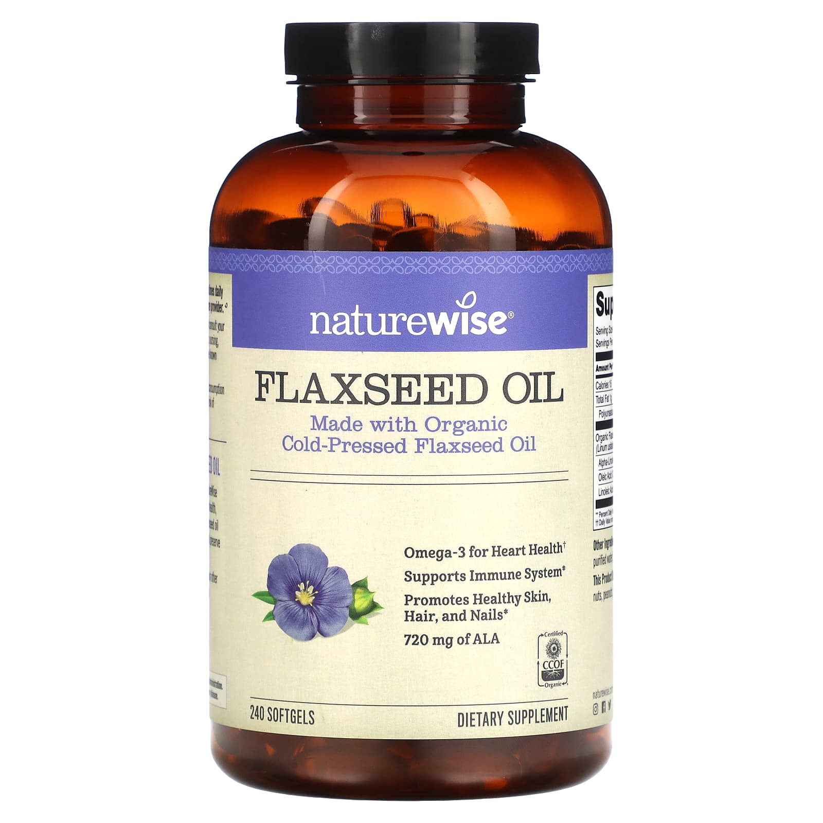 NatureWise-Flaxseed Oil-240 Softgels