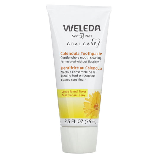 Weleda-Oral Care-Calendula Toothpaste-Gentle Fennel-2.5 fl oz (75 ml)