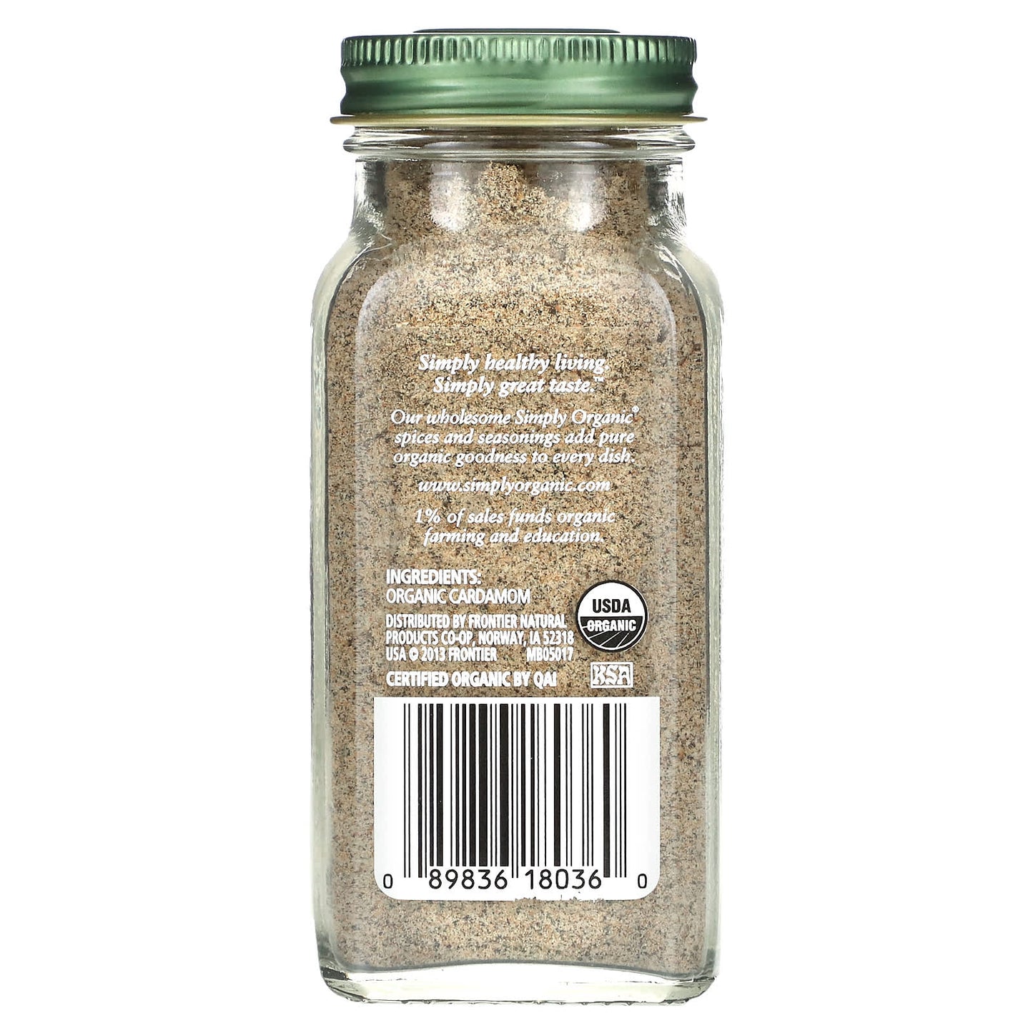 Simply Organic, Cardamom, 2.82 oz (80 g)