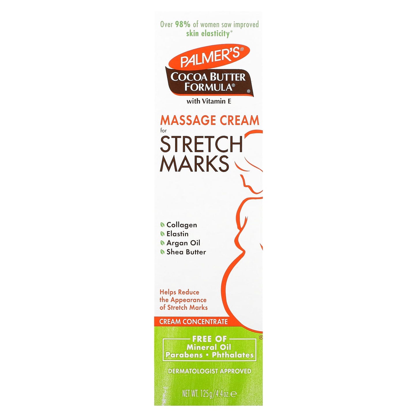 Palmer's, Cocoa Butter Formula with Vitamin E, Massage Cream for Stretch Marks, 4.4 oz (125 g)