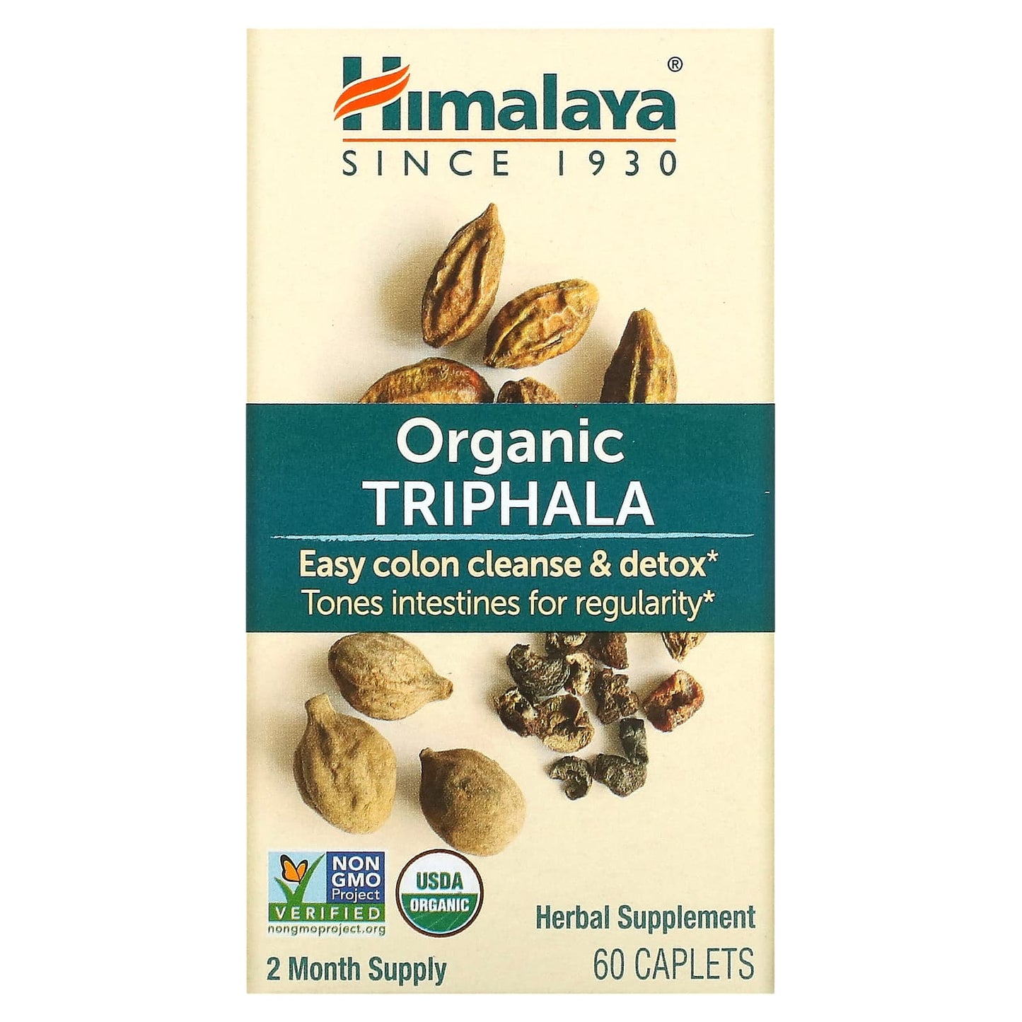 Himalaya-Organic Triphala-60 Caplets