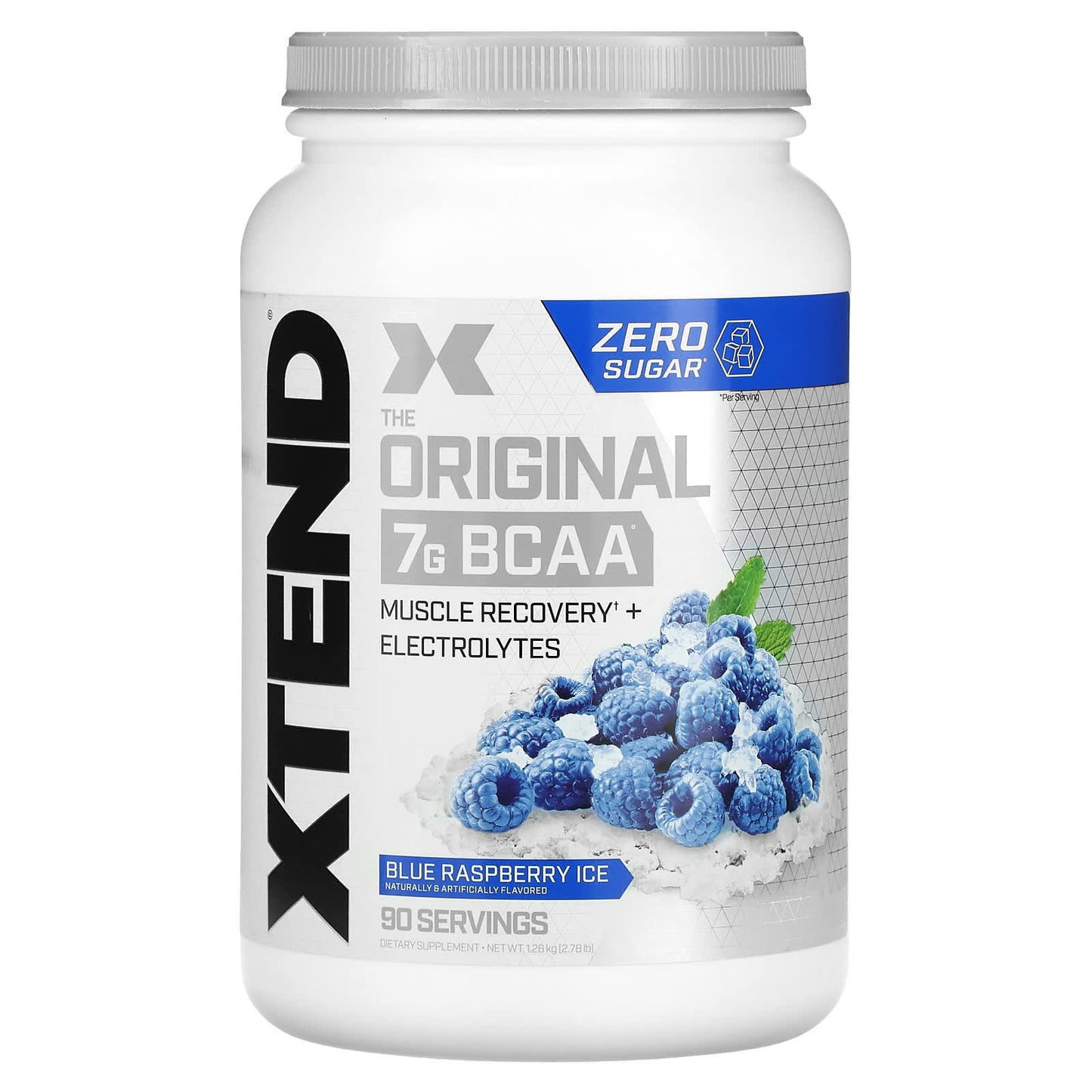 Xtend-The Original 7G BCAA-Blue Raspberry Ice-2.78 lb (1.26 kg)