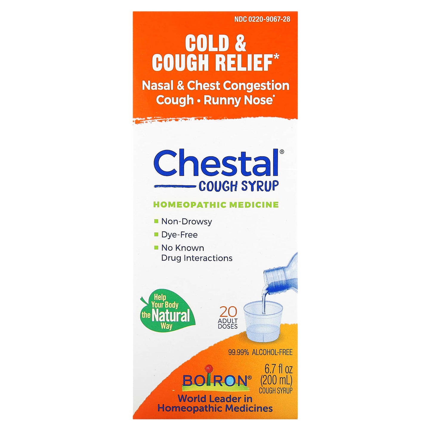 Boiron-Chestal-Cough Syrup-6.7 fl oz (200 ml)