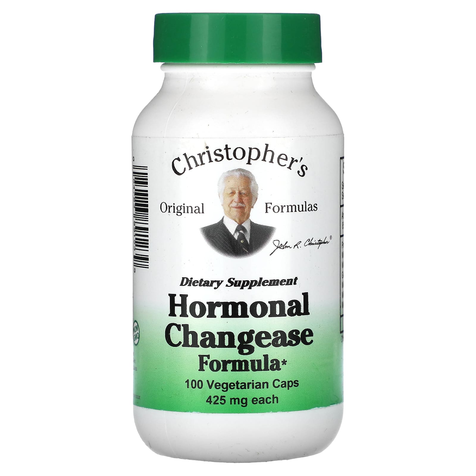 Christopher's Original Formulas-Hormonal Changease Formula-425 mg-100 Vegetarian Caps