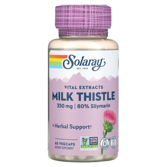 Solaray-Milk Thistle Vital Extracts-350 mg-60 VegCaps