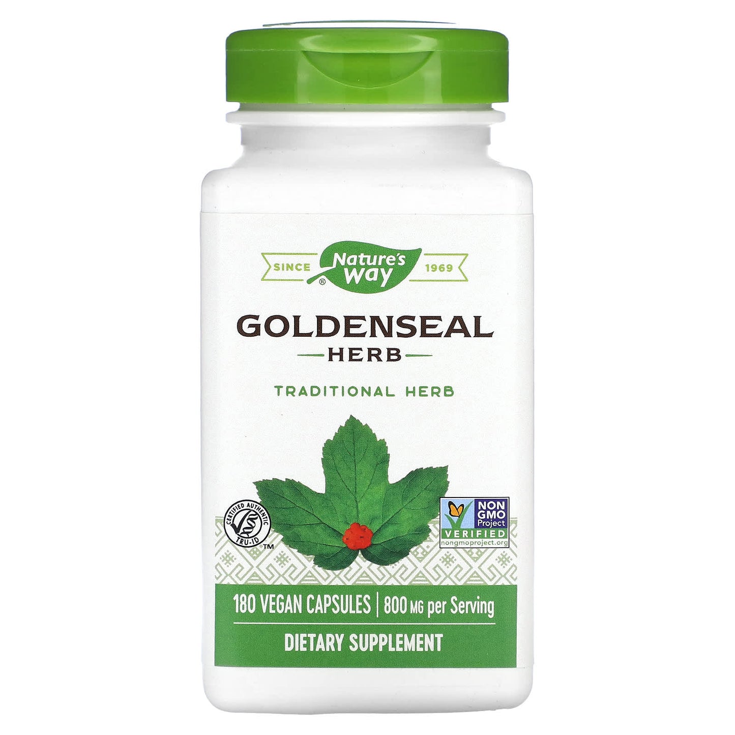 Nature's Way-Goldenseal-800 mg-180 Vegan Capsules (400 mg per Capsule)