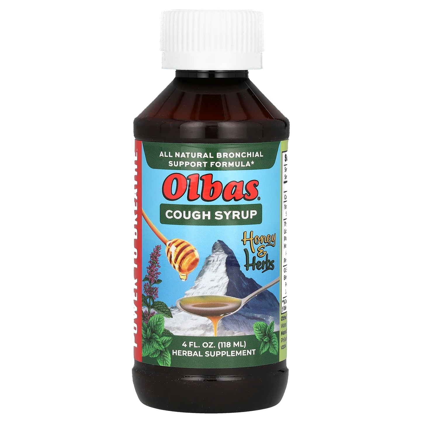 Olbas Therapeutic, Cough Syrup, Honey & Herbs, 4 fl oz (118 ml)