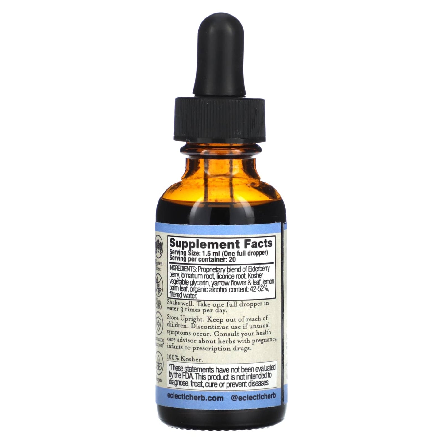 Eclectic Institute, Lung & Immune Support, 1 fl oz ( 30 ml)