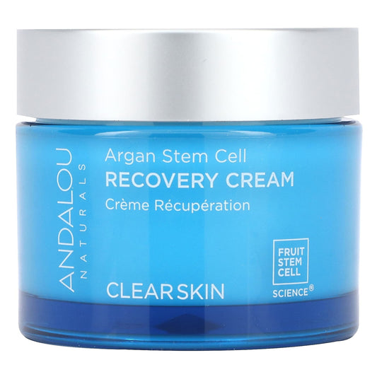 Andalou Naturals-Argan Stem Cell-Recovery Cream-Clear Skin-1.7 oz (50 g)