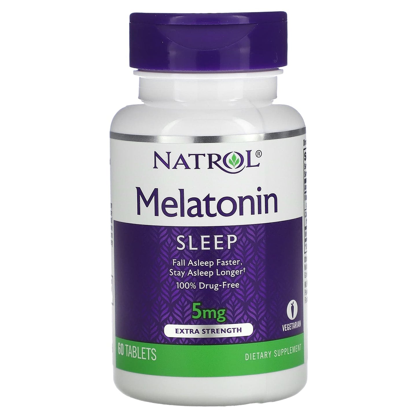 Natrol-Melatonin-Extra Strength-5 mg-60 Tablets