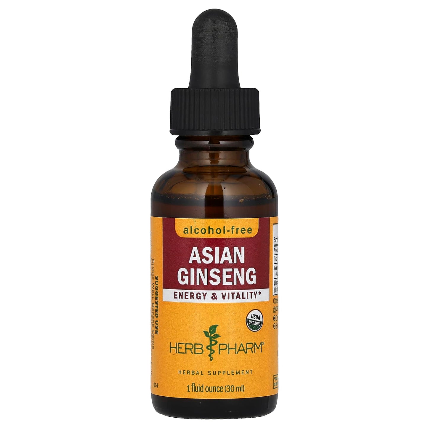 Herb Pharm-Asian Ginseng-Alcohol-Free-1 fl oz (30 ml)