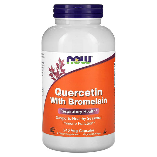 NOW Foods-Quercetin with Bromelain-240 Veg Capsules