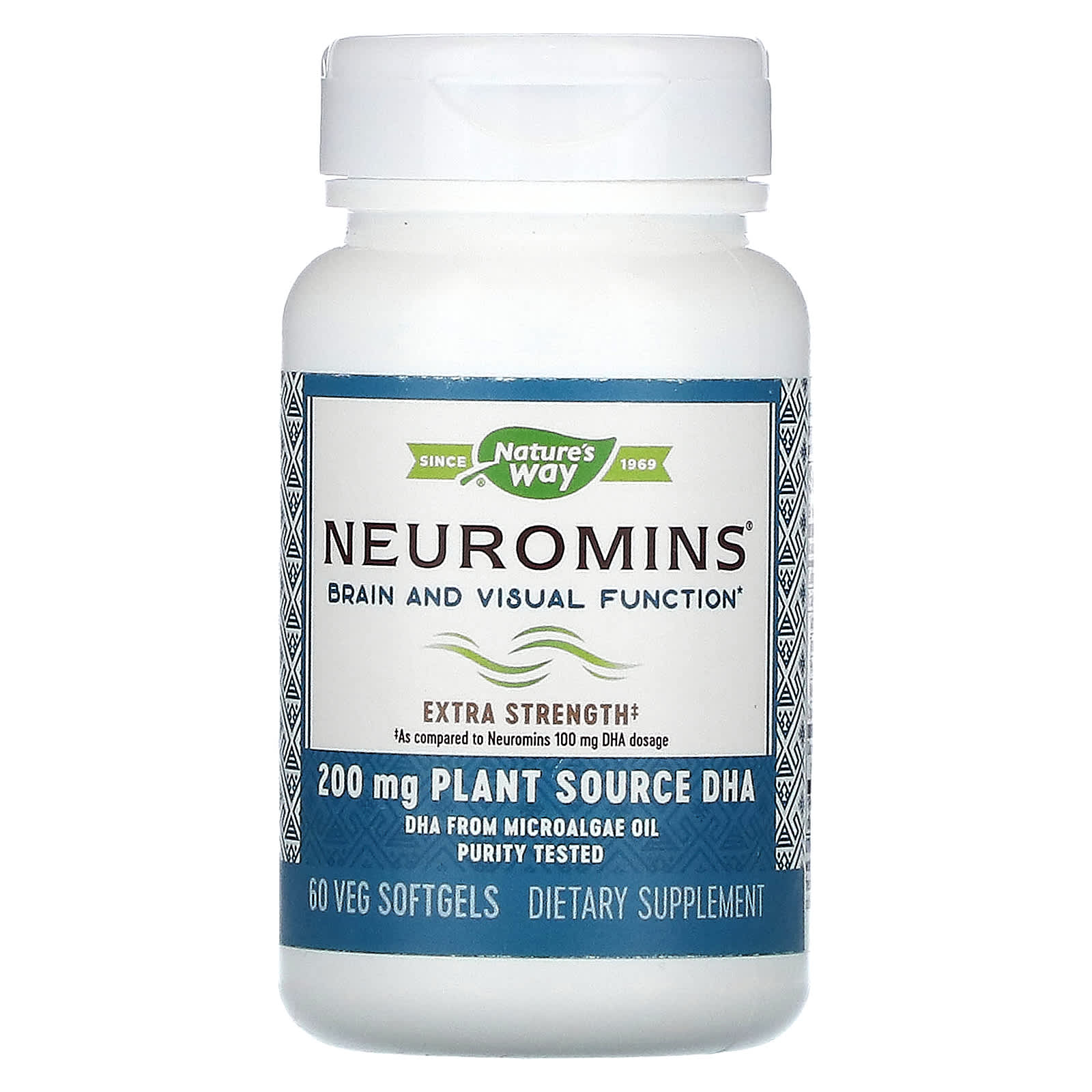 Nature's Way-Neuromins-200 mg-60 Veg Softgels