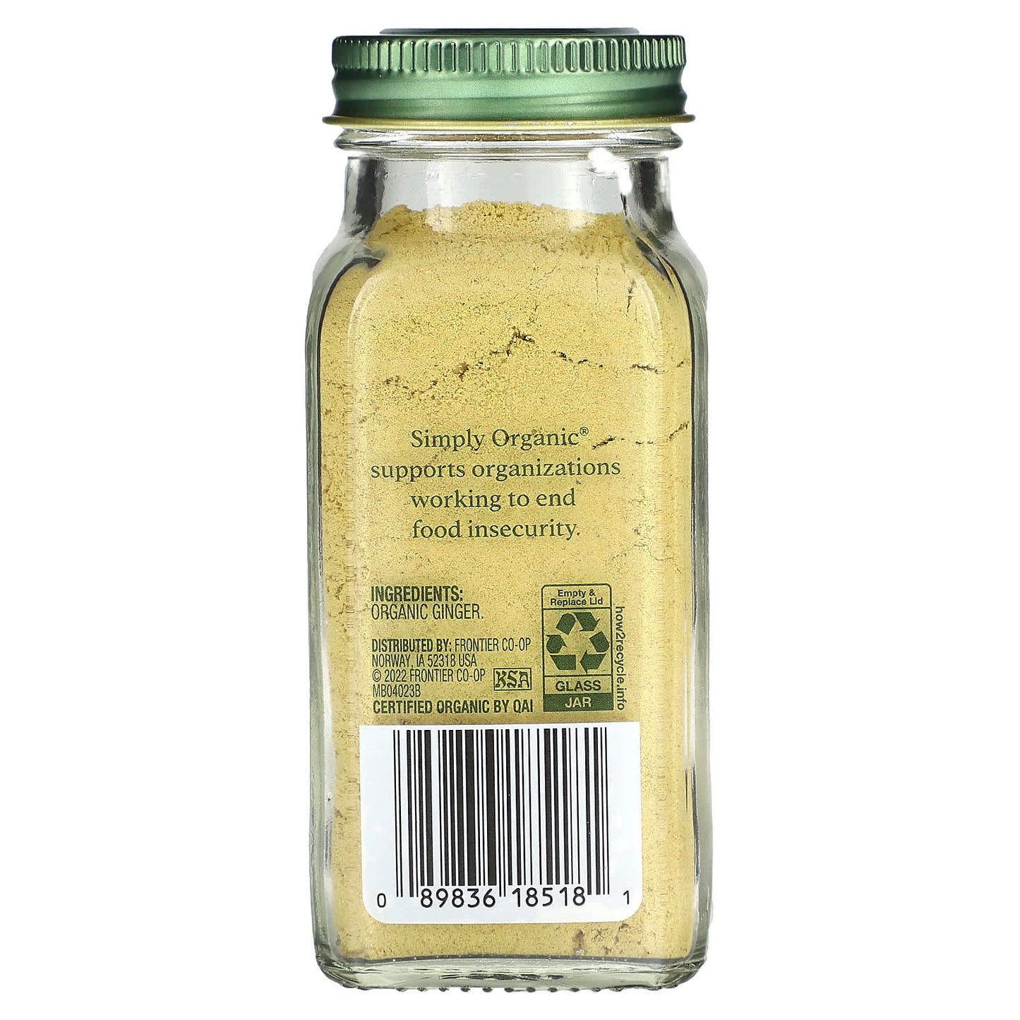 Simply Organic, Ginger, 1.64 oz (46 g)