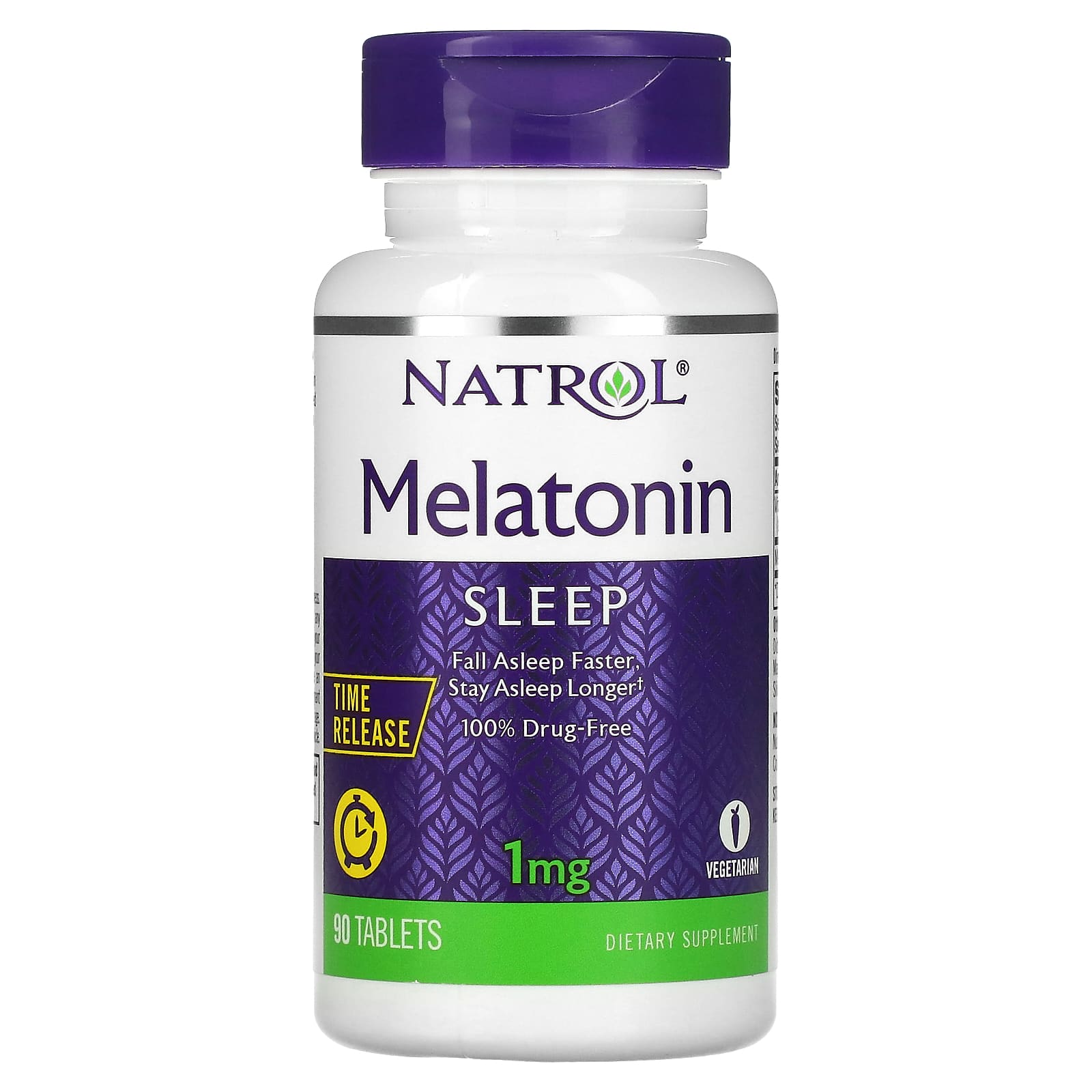 Natrol-Melatonin-Time Release-1 mg-90 Tablets