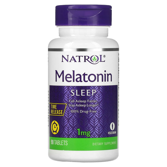 Natrol-Melatonin-Time Release-1 mg-90 Tablets