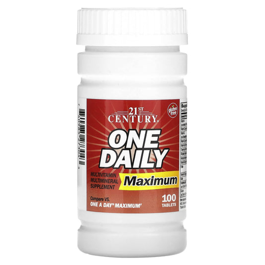 21st Century-One Daily-Maximum-100 Tablets