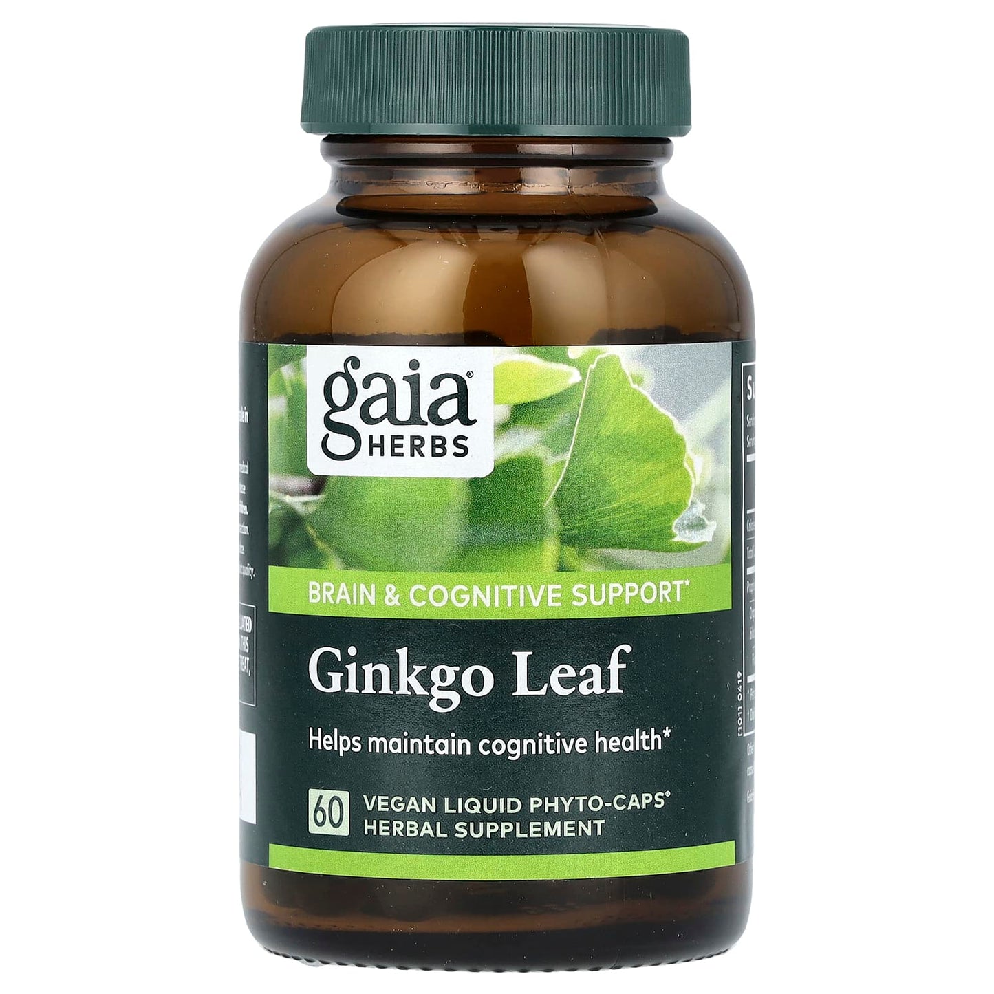 Gaia Herbs, Ginkgo Leaf, 60  Vegan Liquid Phyto-Caps