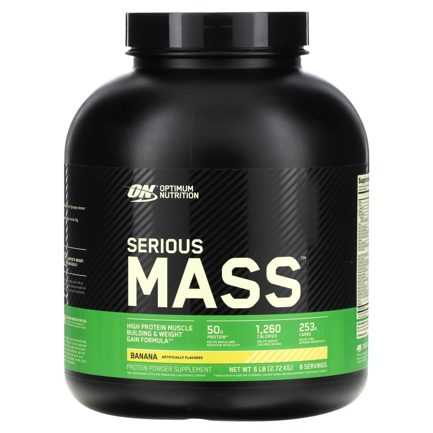 Optimum Nutrition-Serious Mass-Protein Powder Supplement-Banana-6 lb (2.72 kg)