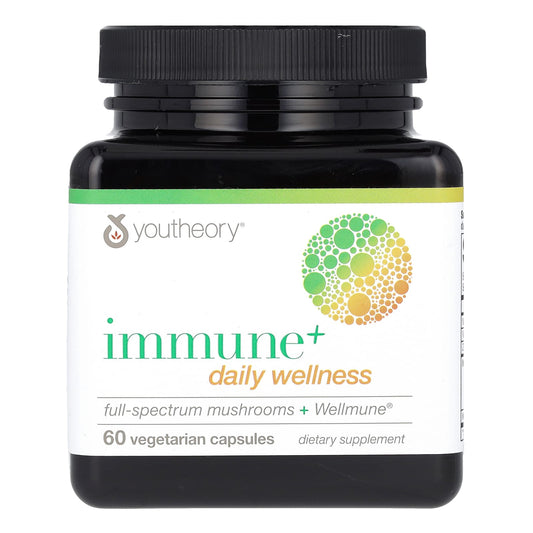 Youtheory-Immune+ Daily Wellness-60 Vegetarian Capsules