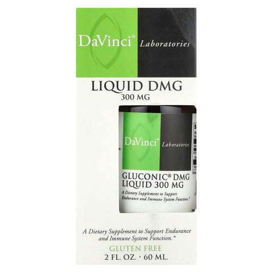 DaVinci Laboratories of Vermont-Gluconic DMG Liquid-300 mg-2 fl oz (60 ml)