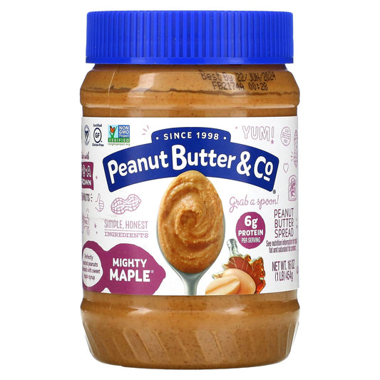 Peanut Butter & Co.-Peanut Butter Spread-Mighty Maple-16 oz (454 g)