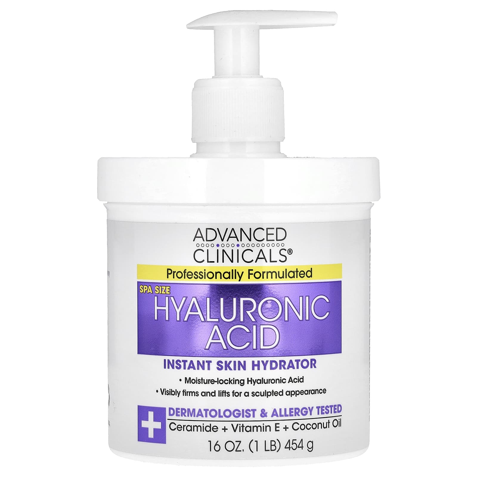 Advanced Clinicals-Hyaluronic Acid-Instant Skin Hydrator-1 lb (16 oz)