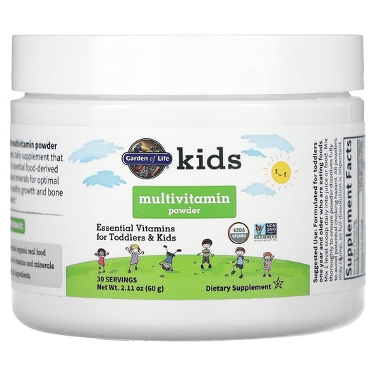 Garden of Life-Kids Multivitamin Powder- 2.11 oz (60 g)