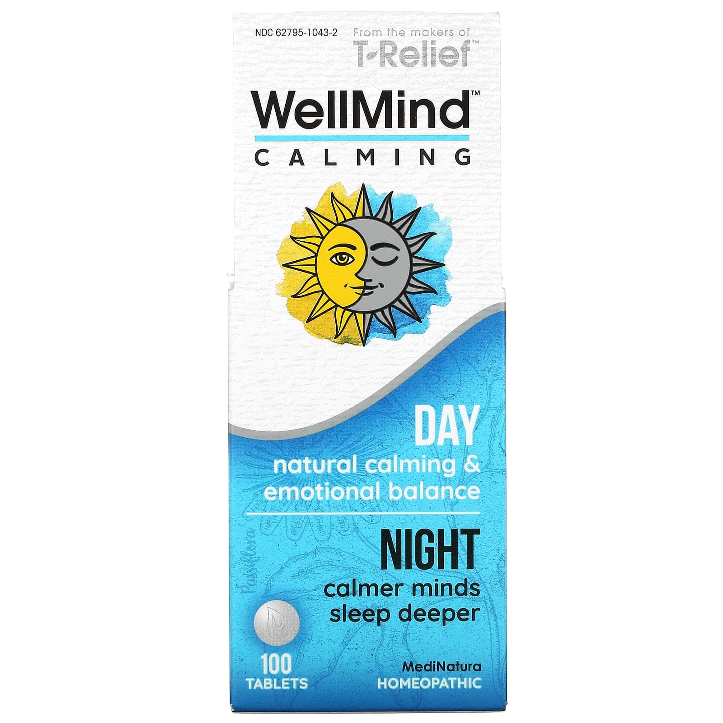 MediNatura-WellMind Calming Day/Night-100 Tablets