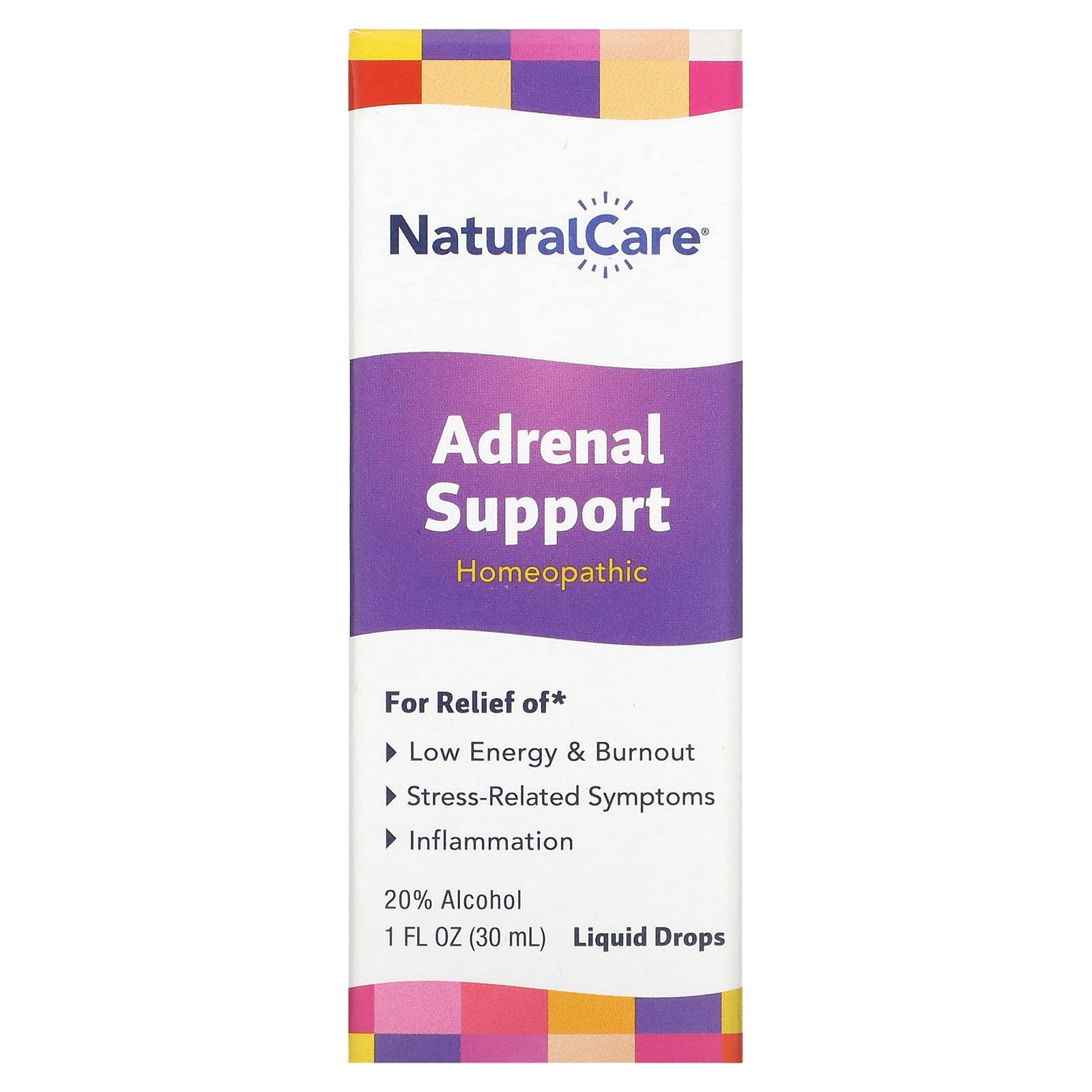 NaturalCare-Adrenal Support Liquid Drops-1 fl oz (30 ml)