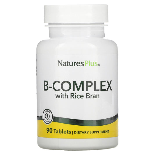 NaturesPlus-B-Complex with Rice Bran-90 Tablets