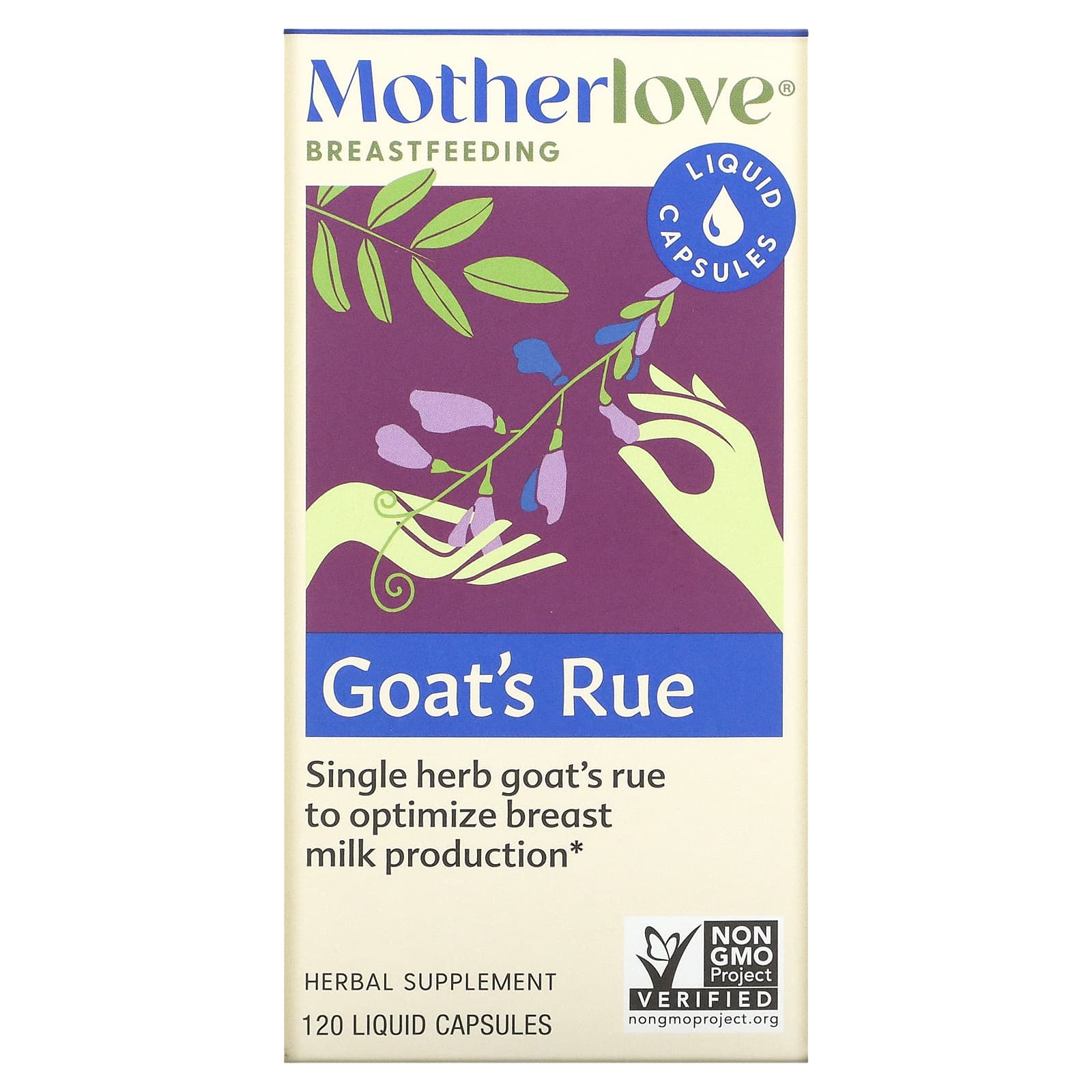 Motherlove-Goat's Rue-120 Liquid Capsules