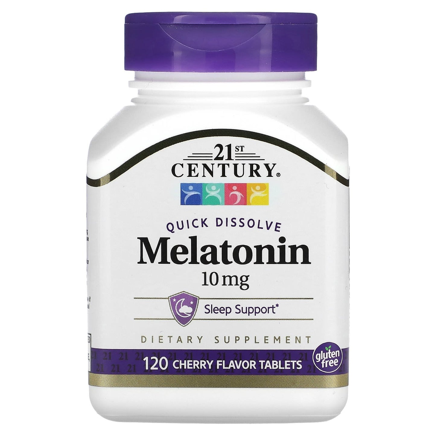 21st Century-Quick Dissolve Melatonin-Cherry-10 mg-120 Tablets