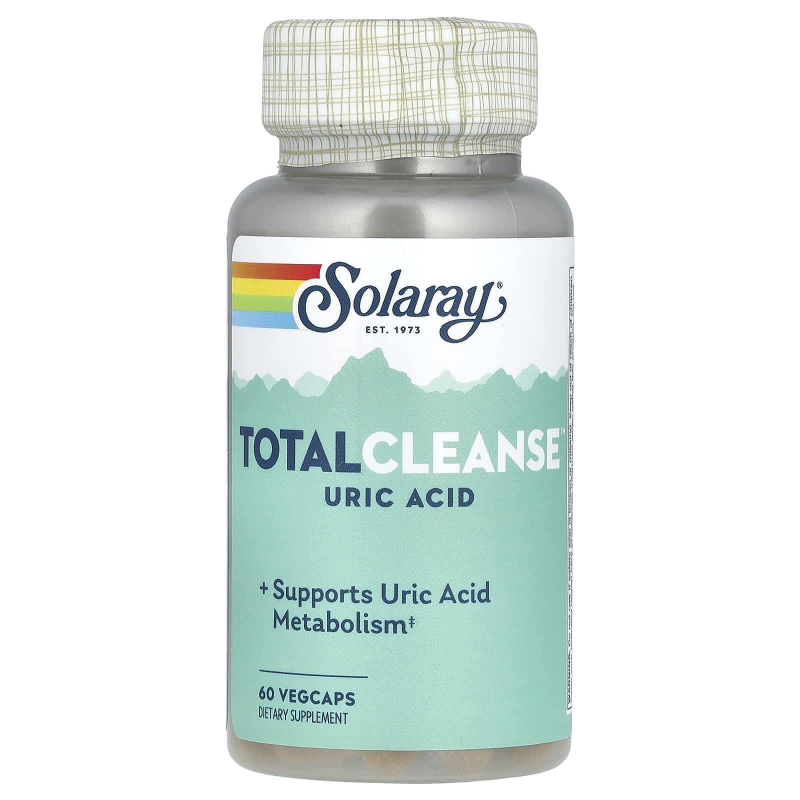 Solaray-Total Cleanse-Uric Acid-60 VegCaps