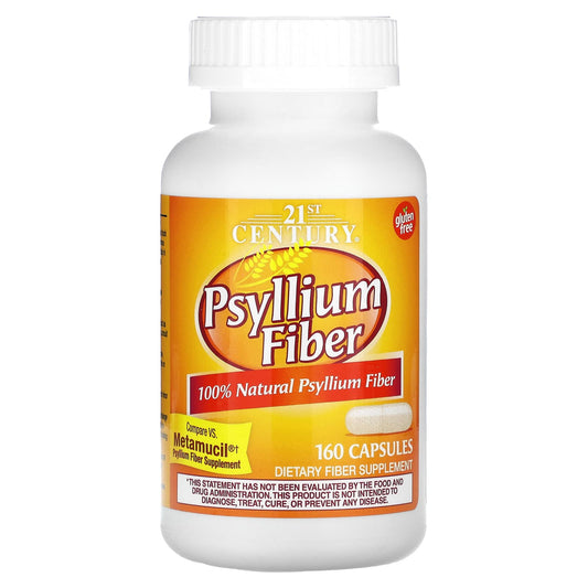 21st Century-Psyllium Fiber-160 Capsules