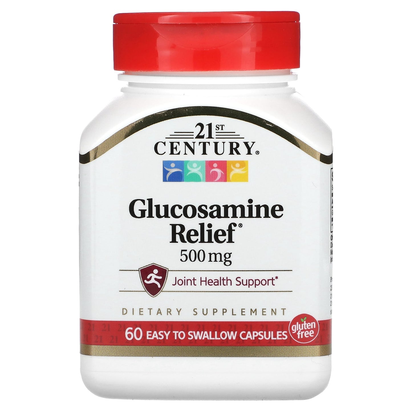 21st Century-Glucosamine Relief-500 mg-60 Easy To Swallow Capsules