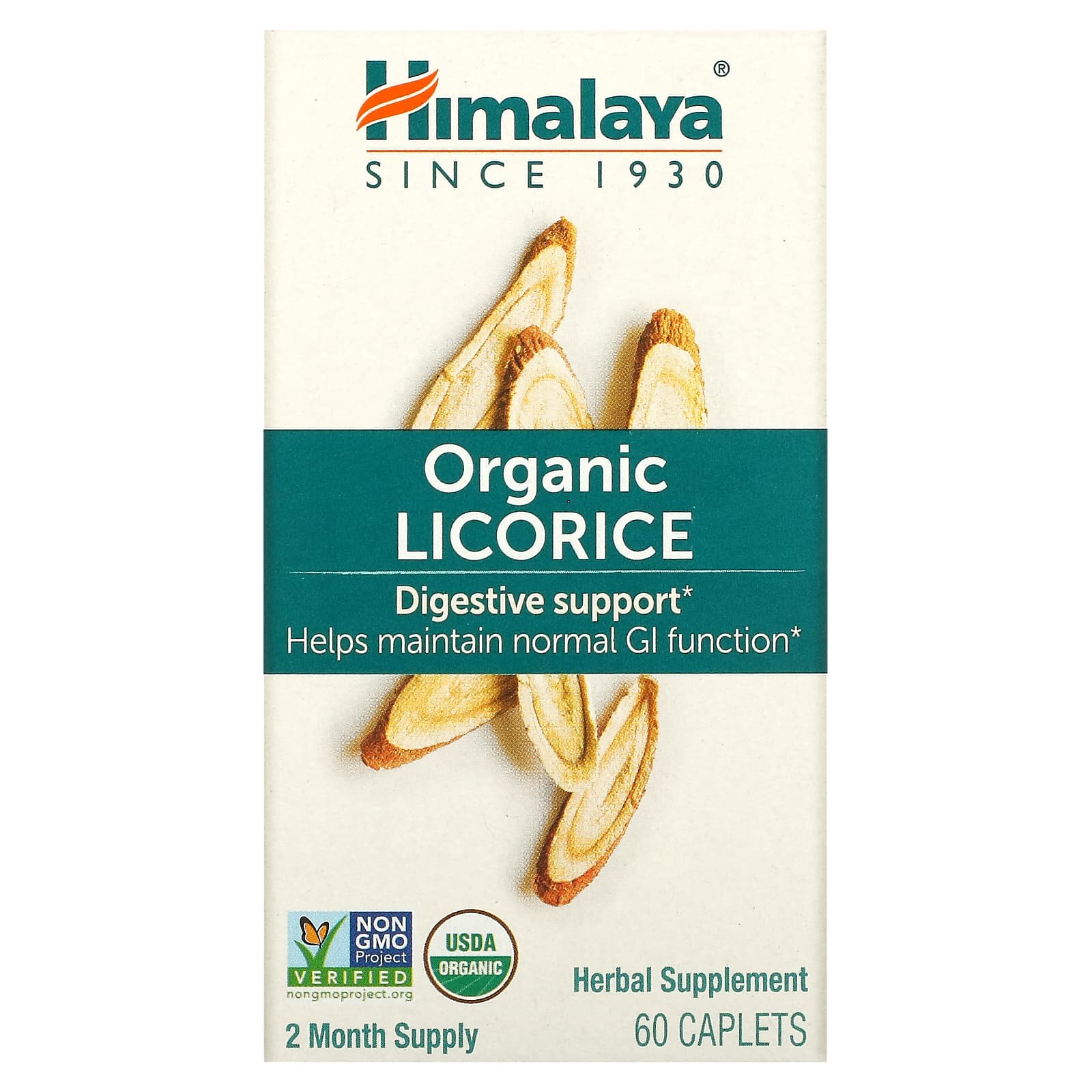 Himalaya-Organic Licorice-Digestive Support-60 Caplets