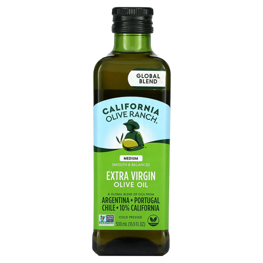 California Olive Ranch-Global Blend-Extra Virgin Olive Oil-Medium-16.9 fl oz (500 ml)