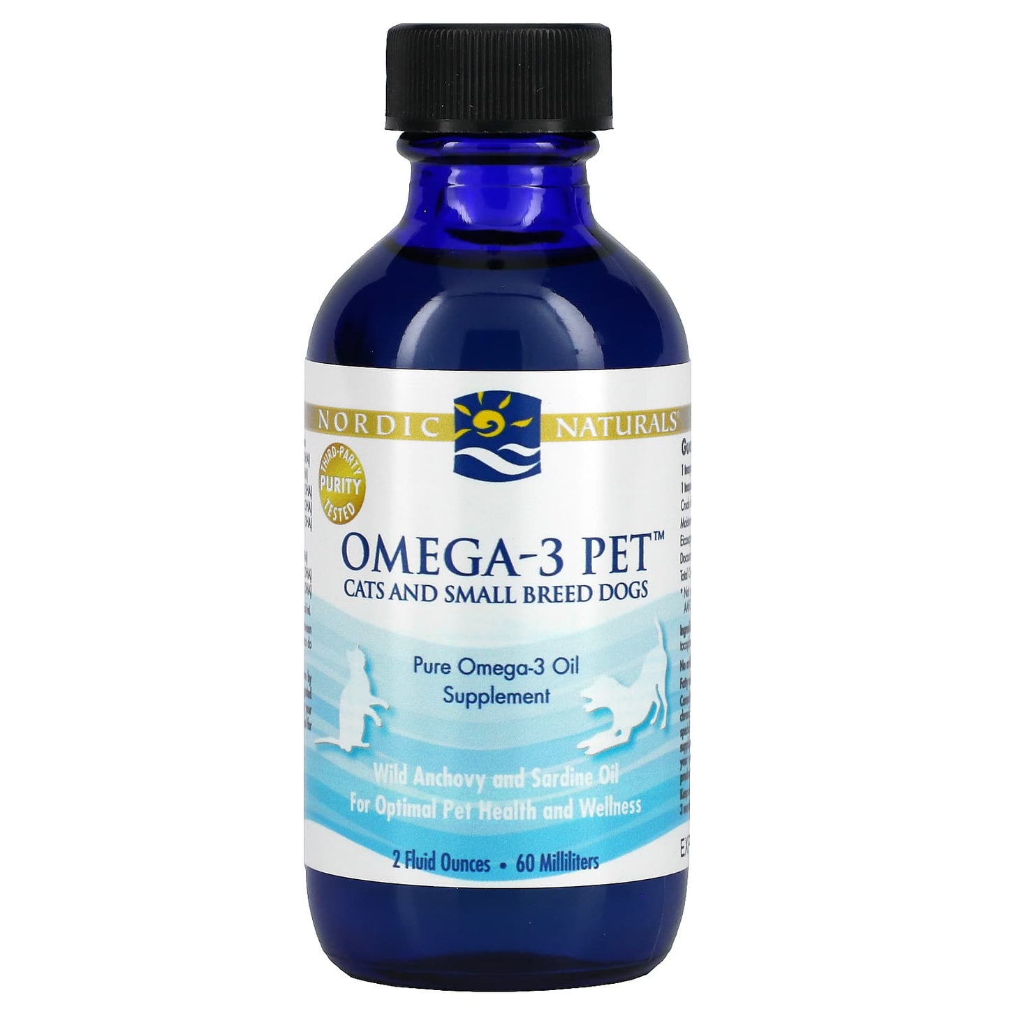 Nordic Naturals, Omega-3 Pet, Cats and Small Breed Dogs, 2 fl oz (60 ml)