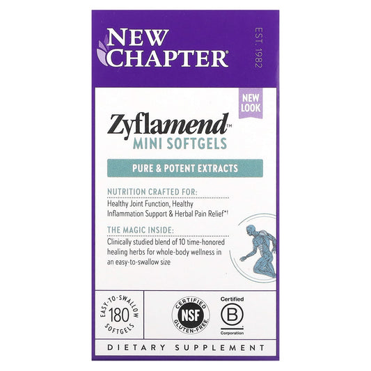 New Chapter-Zyflamend-180 Mini Softgels