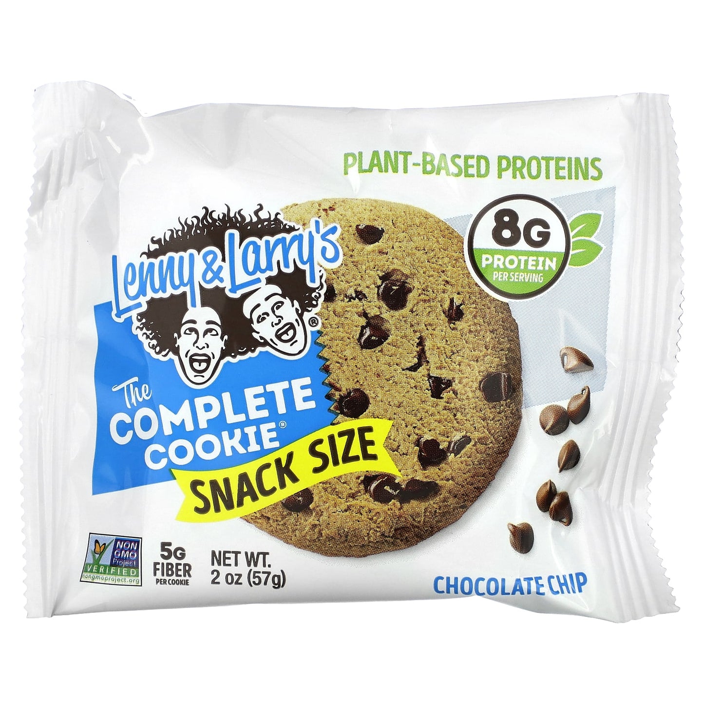 Lenny & Larry's, The COMPLETE Cookie, Snack Size, Chocolate Chip, 12 Cookies, 2 oz (57 g) Each