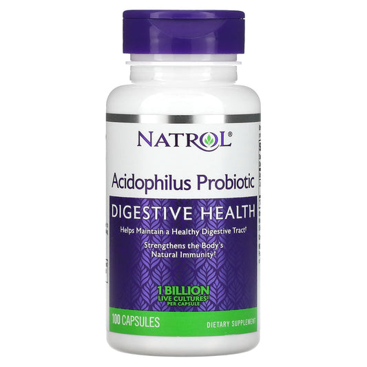 Natrol-Acidophilus Probiotic-1 Billion-100 Capsules